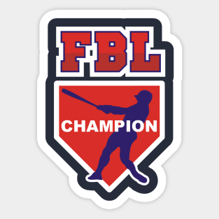 FBL Champion | Fantasy Baseball League Sticker